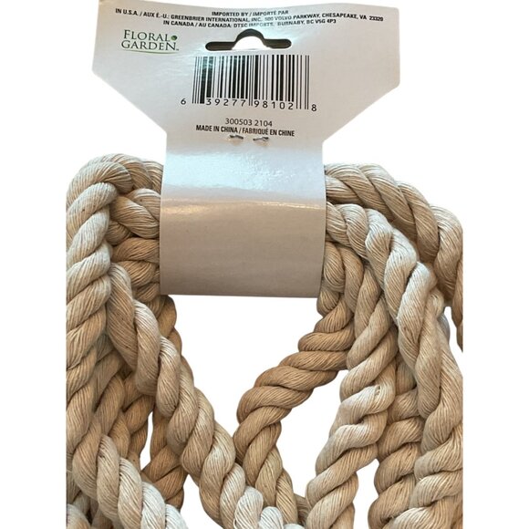 Floral Garden Nautical Rope Cotton 11.1 Ft - Picture 5 of 11